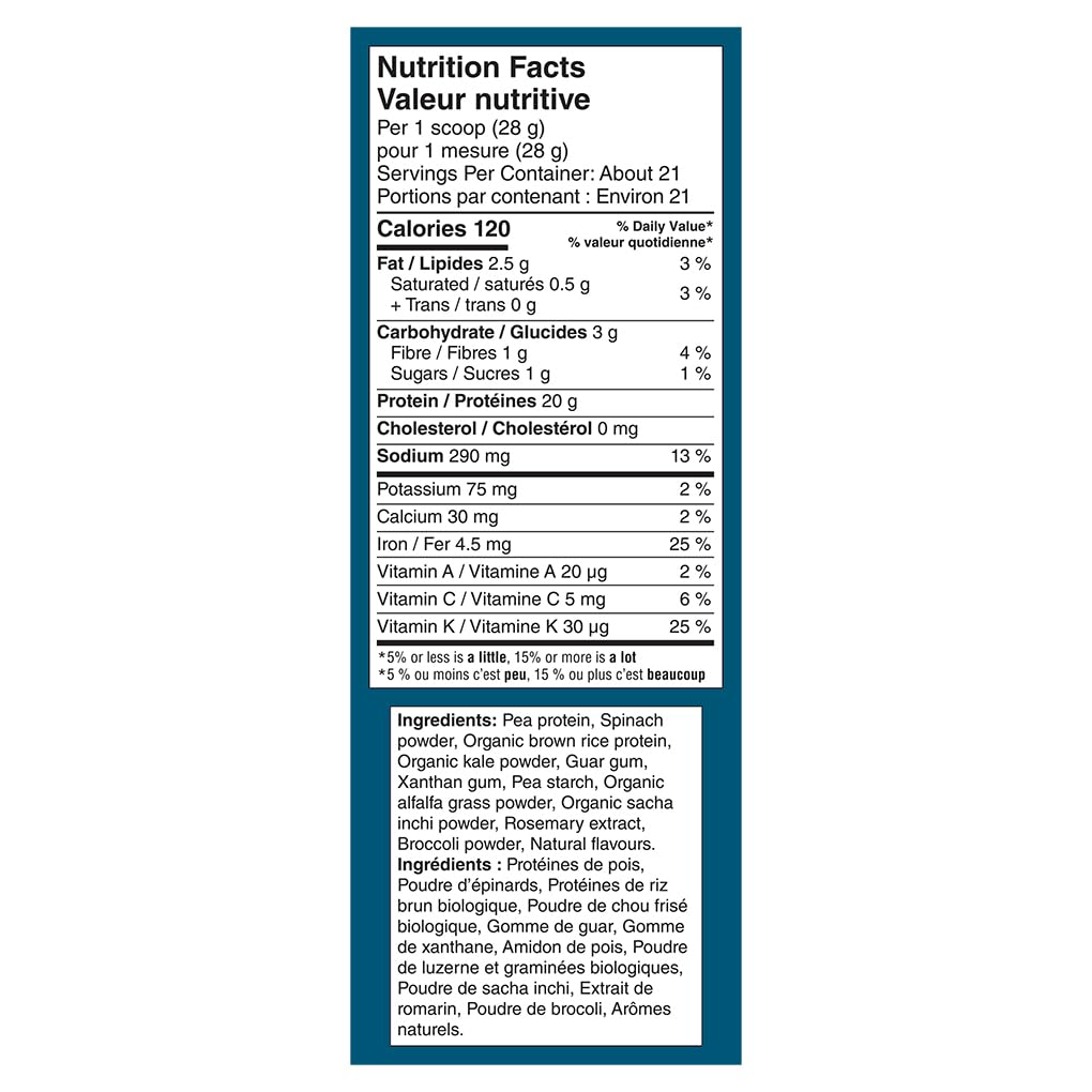 Vega Protein and Greens Chocolate (19 Servings) Plant Based Protein Powder Plus Veggies, Vegan, Non GMO, Pea Protein For Women and Men, 618g (Packaging May Vary)