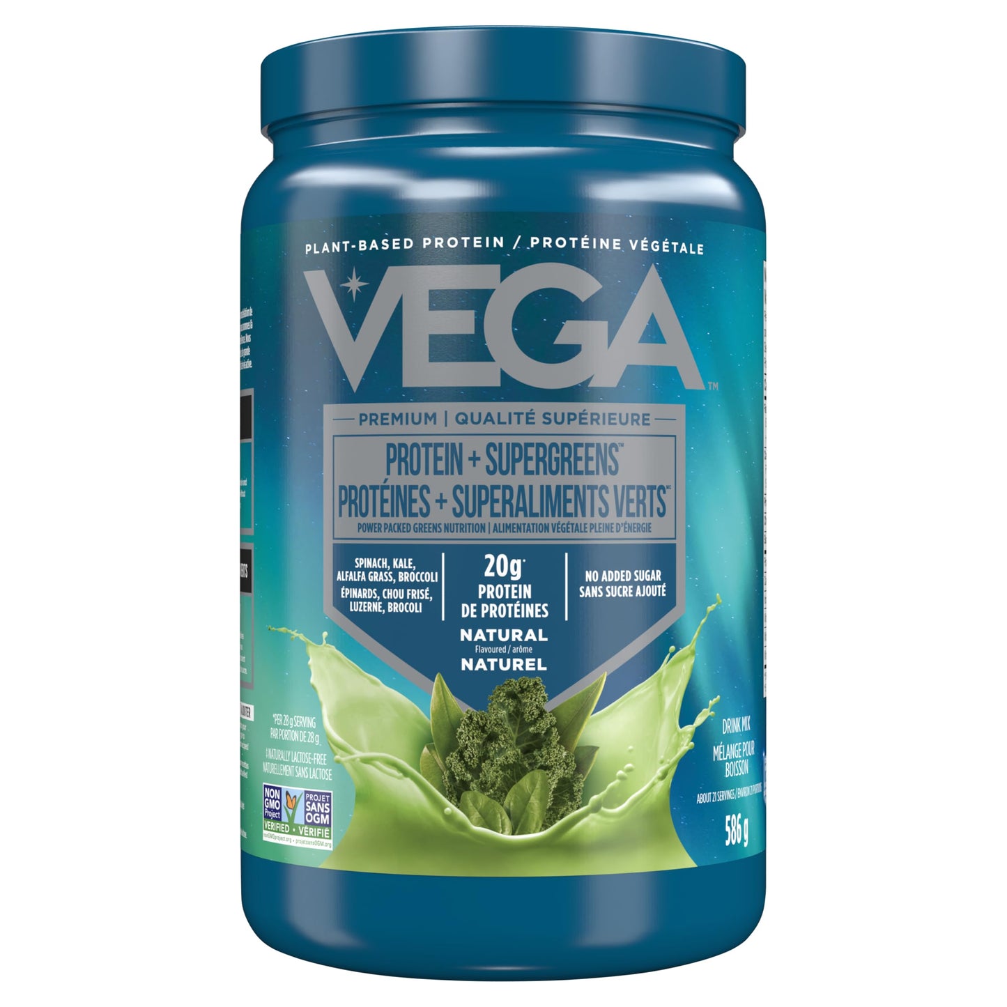 Vega Protein and Greens Chocolate (19 Servings) Plant Based Protein Powder Plus Veggies, Vegan, Non GMO, Pea Protein For Women and Men, 618g (Packaging May Vary)